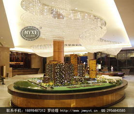 成都国际广场售楼中心沙盘水晶灯具定制项目